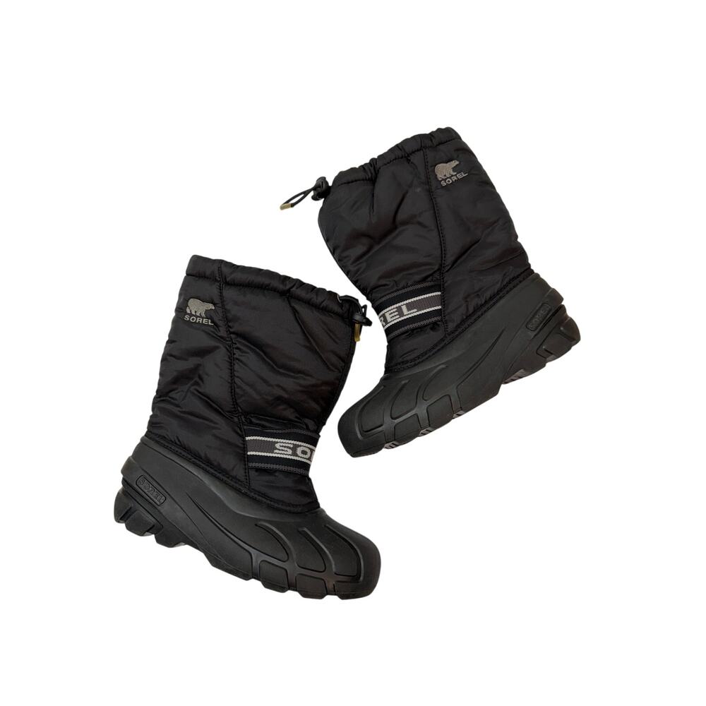 Sorel Black Snow Boots Kids Boys 5